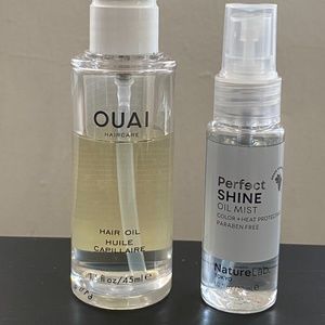 Ouai Hair Oil plus NatureLab Perfect Shine